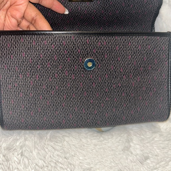 Yves Saint Laurent Vintage Woven Flap Clutch - Picture 9 of 16